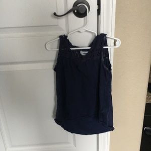Girls blue tank top
